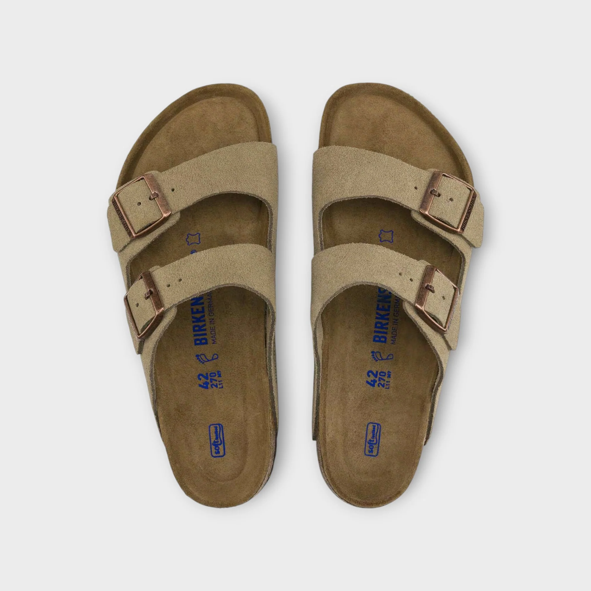 Birkenstock Arizona Suede Leather I Taupe - Image 4